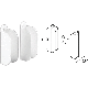 6PK 3/8IN WHT TOP HANGER