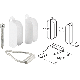2PK 3/8INWHT LATCH HANGER