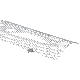 049821852801 GALV HINGED GUTTER GUARD