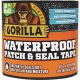 Gorilla 4x10ft W/Proof Patch & Seal Repair Tape Blk