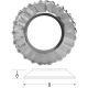 6IN GAS VENT STORM COLLAR