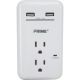 PBUSB342S 2 OUTLET SURGE TAP W/USB