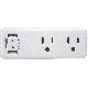 PBUSB242 2 OUTLET WALL TAP W/USB