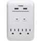 PBUSB343S 3 OUTLET SURGE TAP W/USB