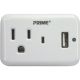 PBUSB241S 1 OUTLET SURGE TAP W/USB