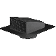 6INBLK PLST EXST ROOF CAP