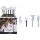 Solar Light Clear Winter Stake Light Asst 96918