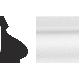 5075087 8FT WHITE PLY CAP MOLDING