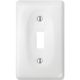 WHT PORC 1TOG WALL PLATE 3020TW