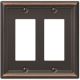 149RRDB 2RKR AGED BRZ WALL PLATE