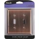 163TTAC 2TGL ANTQ CPR WALL PLATE