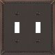AB 2-TOGGLE WALLPLATE