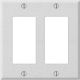 C982RRW 2RKR WHITE OUT WALLPLATE