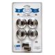 CHROME GAS KNOB