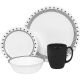 16PC CITY BLK DINNERWARE