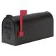 #1 BLACK POLY MAILBOX