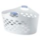 WHITE LAUNDRY BASKET