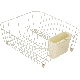BISQUE TWIN DISH DRAINER