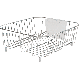 CHROME TWIN DISH DRAINER