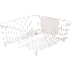 WHITE TWIN DISH DRAINER