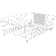 WHITE DISH DRAINER