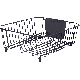 BLACK TWIN DISH DRAINER
