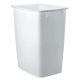 2806 35QT WHITE WASTEBASKET R/MAID