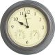 15in Weathered Bronze Finish Clock W/Hydro and Therm