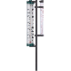 RAIN GAUGE/THERMOMETER