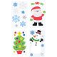 6 X 12 XMAS GEL CLING