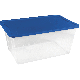 Homz 90 Qt. Clear Storage Tote