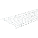 12FTX16IN CLOSE MESH SHELF