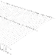 12FTX12IN CLOSE MESH SHELF