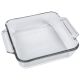 076440819342 8IN SQUARE GLSS CAKE DISH