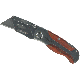 WOOD HNDL LOCKBACK KNIFE