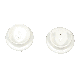 2PK WHT POLE SOCKET