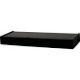 24In Blk Floating Decor Shelf