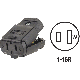 017-00102-0EP BLK 15A CONNECTOR