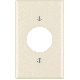 LT ALM SGL OUT WALLPLATE