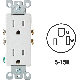 WHT DUPLEX DECO TAMPER