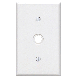WHT PHONE WALL PLATE