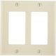 IV DBL ROCKER WALL PLATE