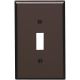 BRN 1-TOGGLE WALL PLATE