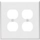 002-80516-00W WHT 4-OUTLET WALL PLATE