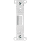 002-80700-00W WH BLANK TOGGLE INSERT