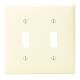 IV 2-TOGGLE WALL PLATE