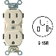IV DUPLEX OUTLET