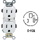 WHT DUPLEX OUTLET