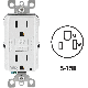 R02-GFWT1-0KW WHT WEATHRPRF TAMPR GFCI