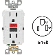 R72-GFNT1-0RW 15A WH SLFTS GFCI OUTLET